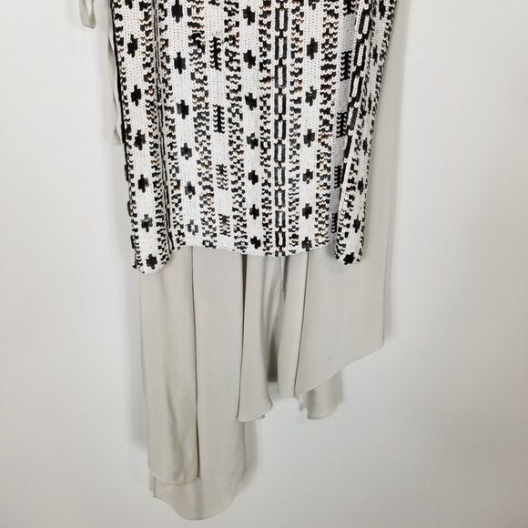 3.1 Phillip Lim Bohemian Sequin Dress Sz 2 White Copper Party Event Designer - Picture 8 of 13